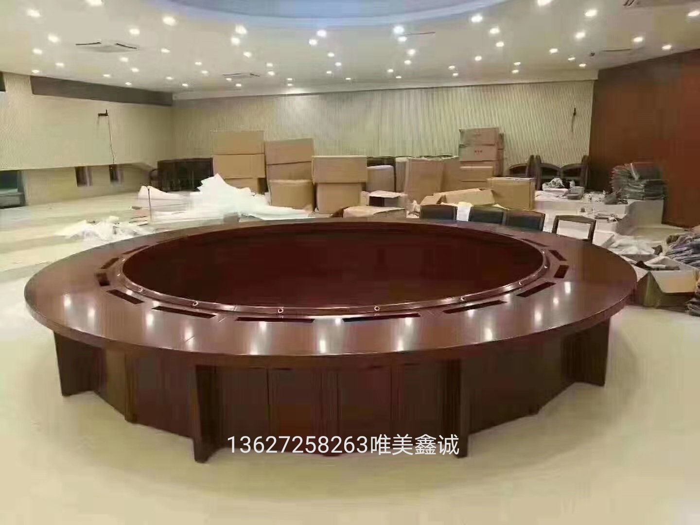實(shí)木油漆會議桌WM-BC-015